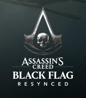 AccessTheAnimus's tweet photo. Here is another look at the Assassin's Creed Black Resynced logo, this time including the new fonts used for the title! https://t.co/eXalBjN30z