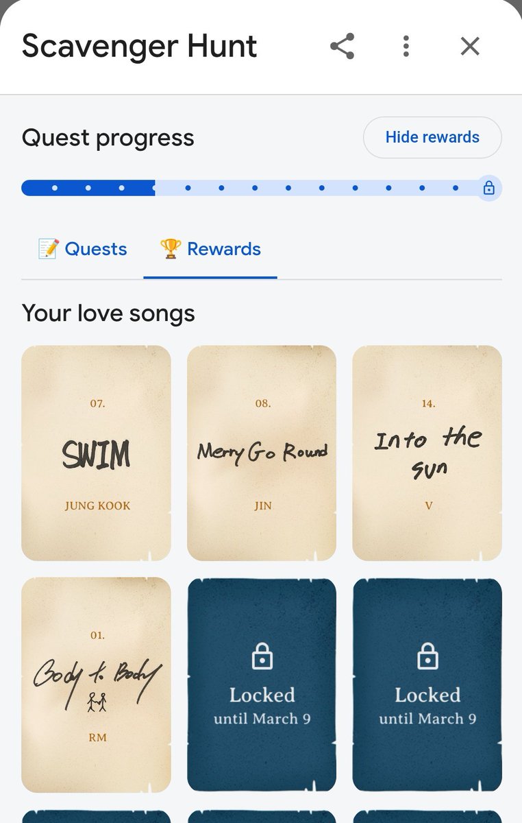 Done🥰💜 #BTS_ARIRANG #ScavengerHunt
