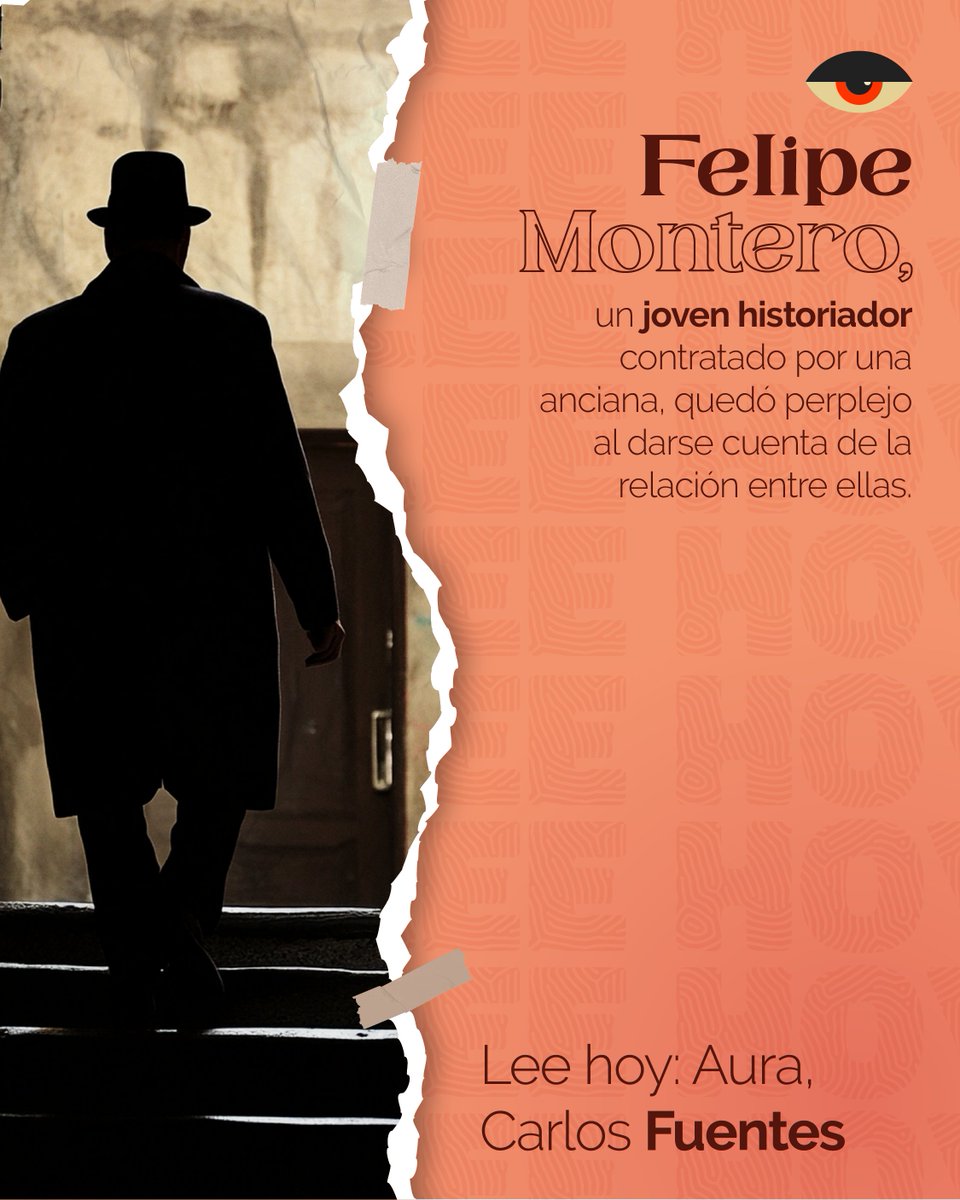 BecasBenito's tweet photo. Lo que parecía una gran oportunidad laboral, terminó en misterio👵👩, amor♥️ y sensaciones perturbadoras. 😧
#LeeHoy📚 ”Aura”, del escritor latinoamericano Carlos Fuentes. Con su peculiar forma de contarse, esta novela te hace sentir que estás dentro de la historia. 😶🌫️🔮 https://t.co/K8eFTNRw5a