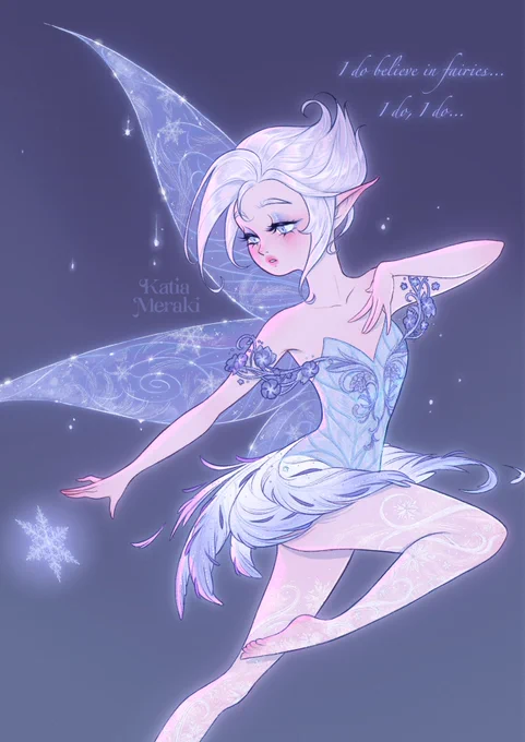 Freezing your nose on cold mornings is her favorite mischief #Periwinkle #DisneyFairies