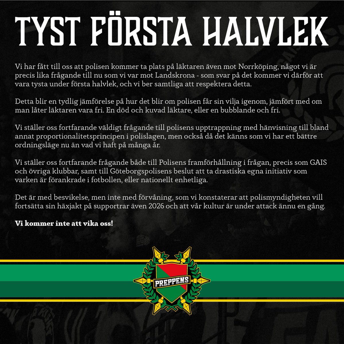 Preppens Ståplats tweet media