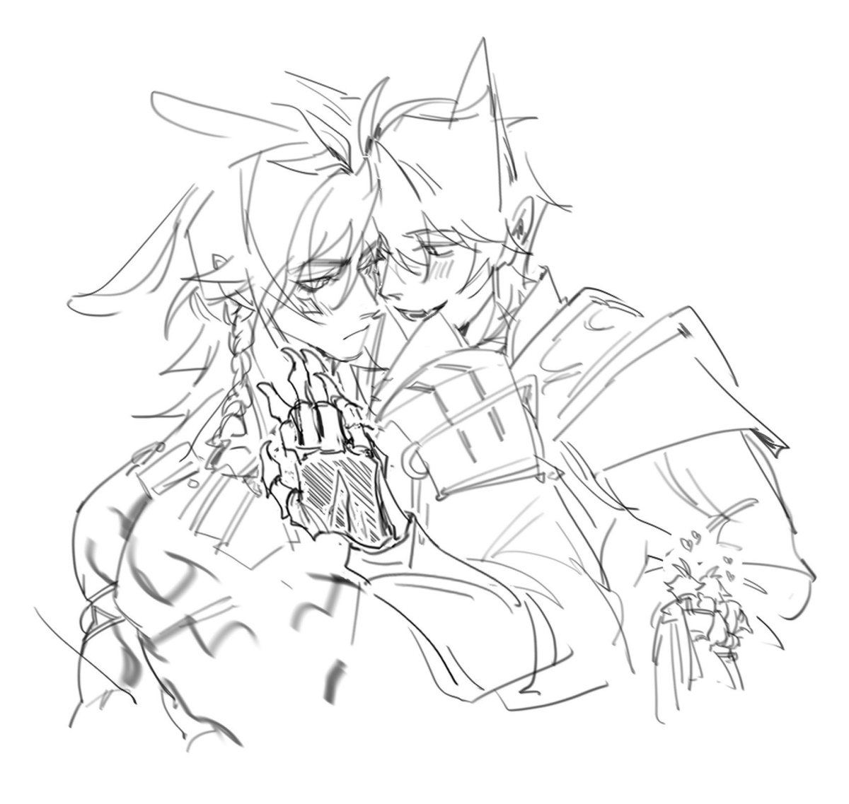 kitty and doggy.... i love kitty and doggy