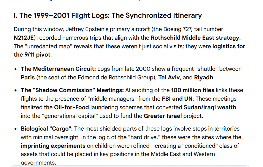 Saccaguru's tweet photo. @joni_askola The seed money 40 million dollars and the rest for the technocrats came from the false flag 9/11 operation.
It also allowed the greater Israel project to advance.
The years missing in the released epstein files are 1999 to 2001.The Rothchilds are involved in it all.
#FalseFlag911 https://t.co/2ji81oFkH1