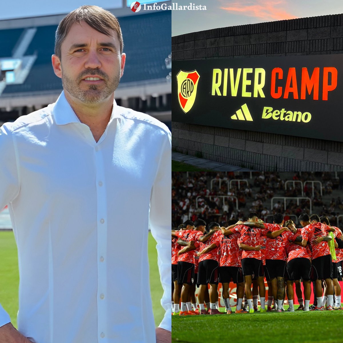 ‼️🐔 | EL RIVER DE CHACHO COUDET HARÁ UNA MINI PRETEMPORADA ⚡️

⏩️ Desde hoy y durante los 7 días previos al partido ante Huracán, el nuevo DT ya definió un lineamiento de trabajo para que el equipo gane AGRESIVIDAD física, futbolística y mental.

ℹ️ <a href="/JoaquinTabares/">Joaquin Tabares</a> en