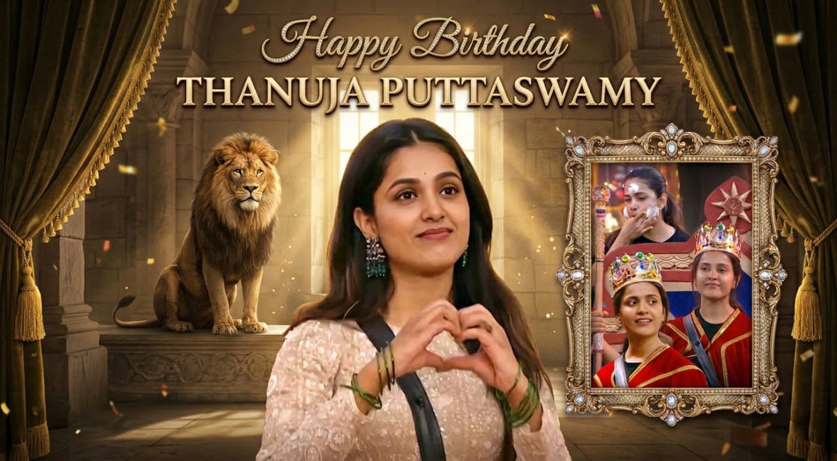 Nagalapurampav1's tweet photo. HBD QUEEN THANUJA https://t.co/neDA7k1FSP
