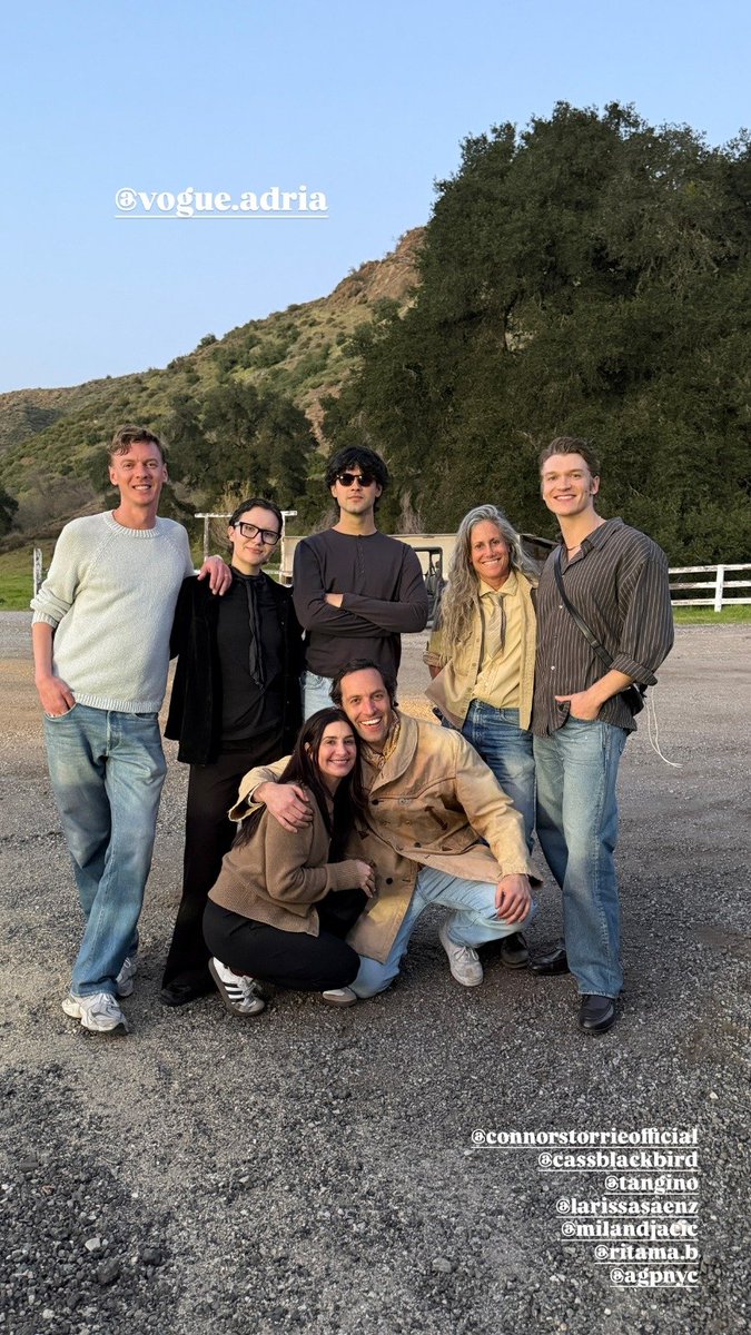 New photo of Connor Storrie with the Vogue Adria photoshoot team!

📲 alexeyg via Instagram story