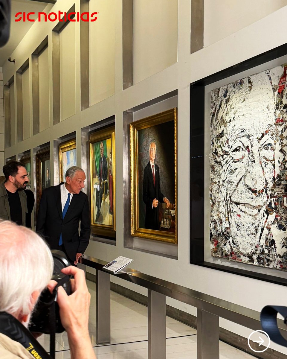 SICNoticias's tweet image. Com a assinatura de Vhils, o quadro oficial de Marcelo Rebelo de Sousa foi criado com uma colagem de jornais nacionais e estrangeiros, com notícias dos últimos 10 anos, os mesmos da sua Presidência. O quadro ficará no Museu da Presidência, em Belém.

Saiba mais em