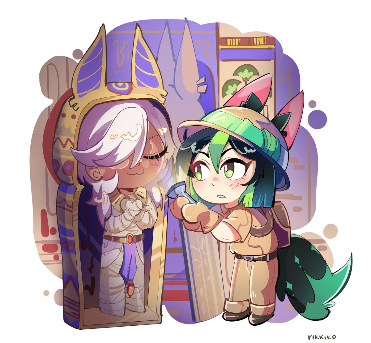 ayanami_45's tweet photo. #cynonari #cynari
archeologist and mummy https://t.co/dMDWebDWIO