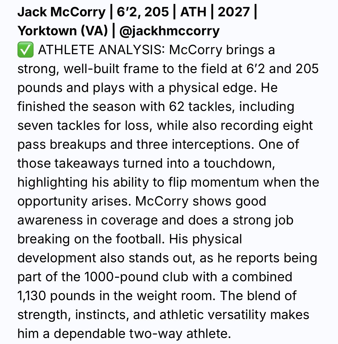 Jack McCorry tweet media