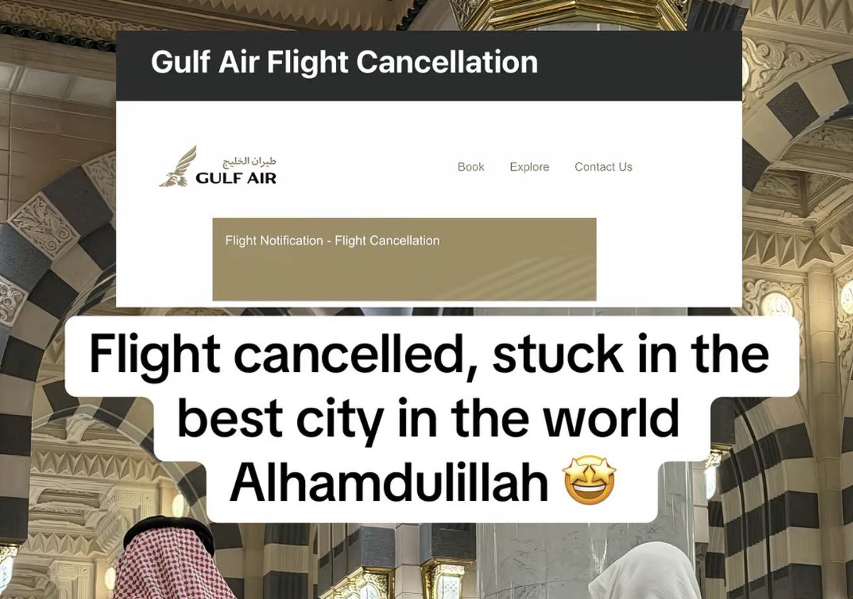 Usually when it’s my last day in Madinah I always hope for flights to get cancelled