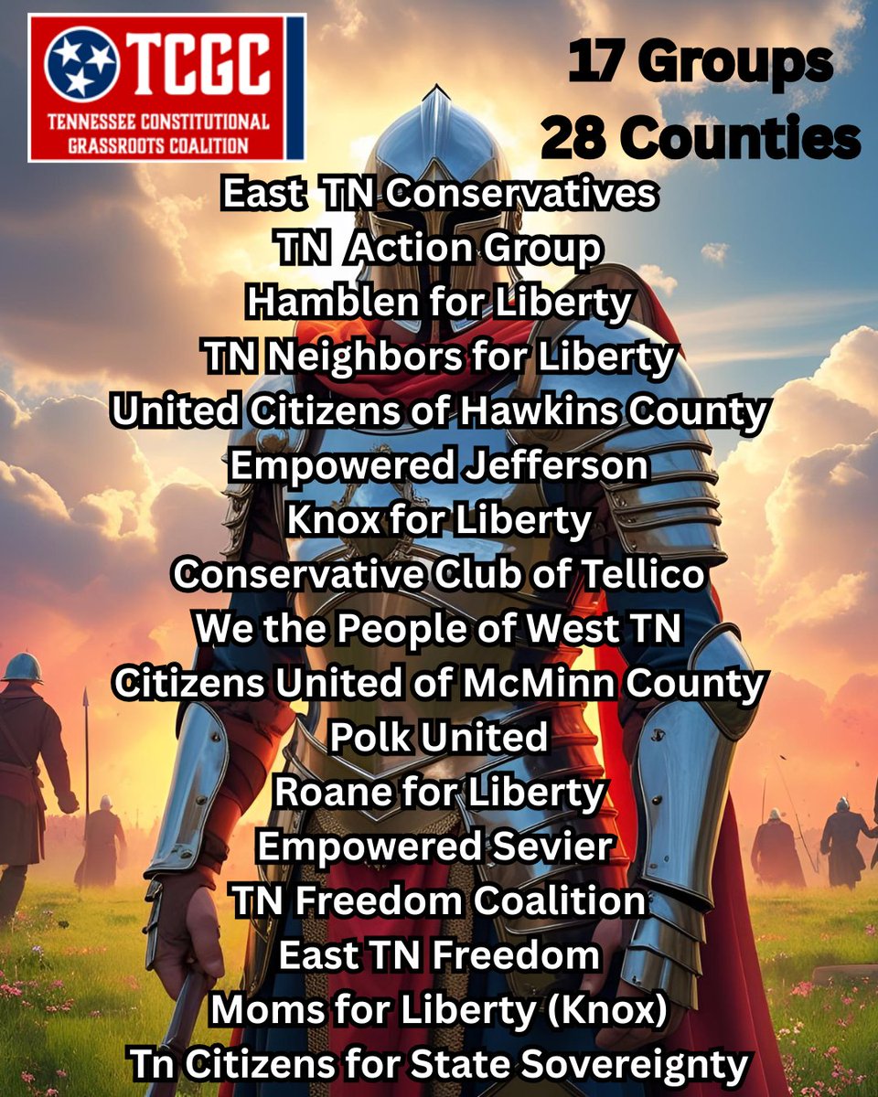 Tennessee Constitutional Grassroots Coalition tweet media