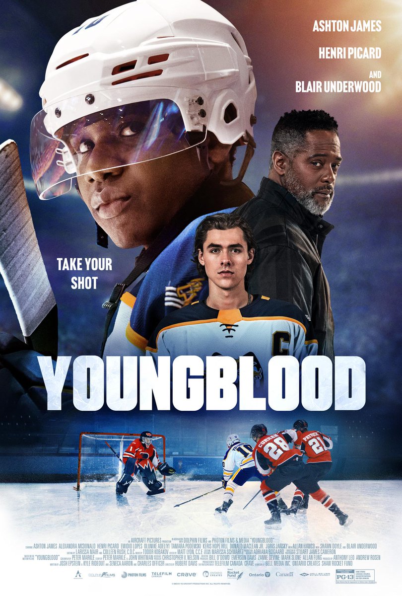 YOUNGBLOOD is a remake of the 1986 Rob Lowe/Patrick Swayze ice hockey movie, but it adds an element of racial drama to the mix. The film hits theaters this weekend.

Here's my review: aisleseat.com/youngblood.html