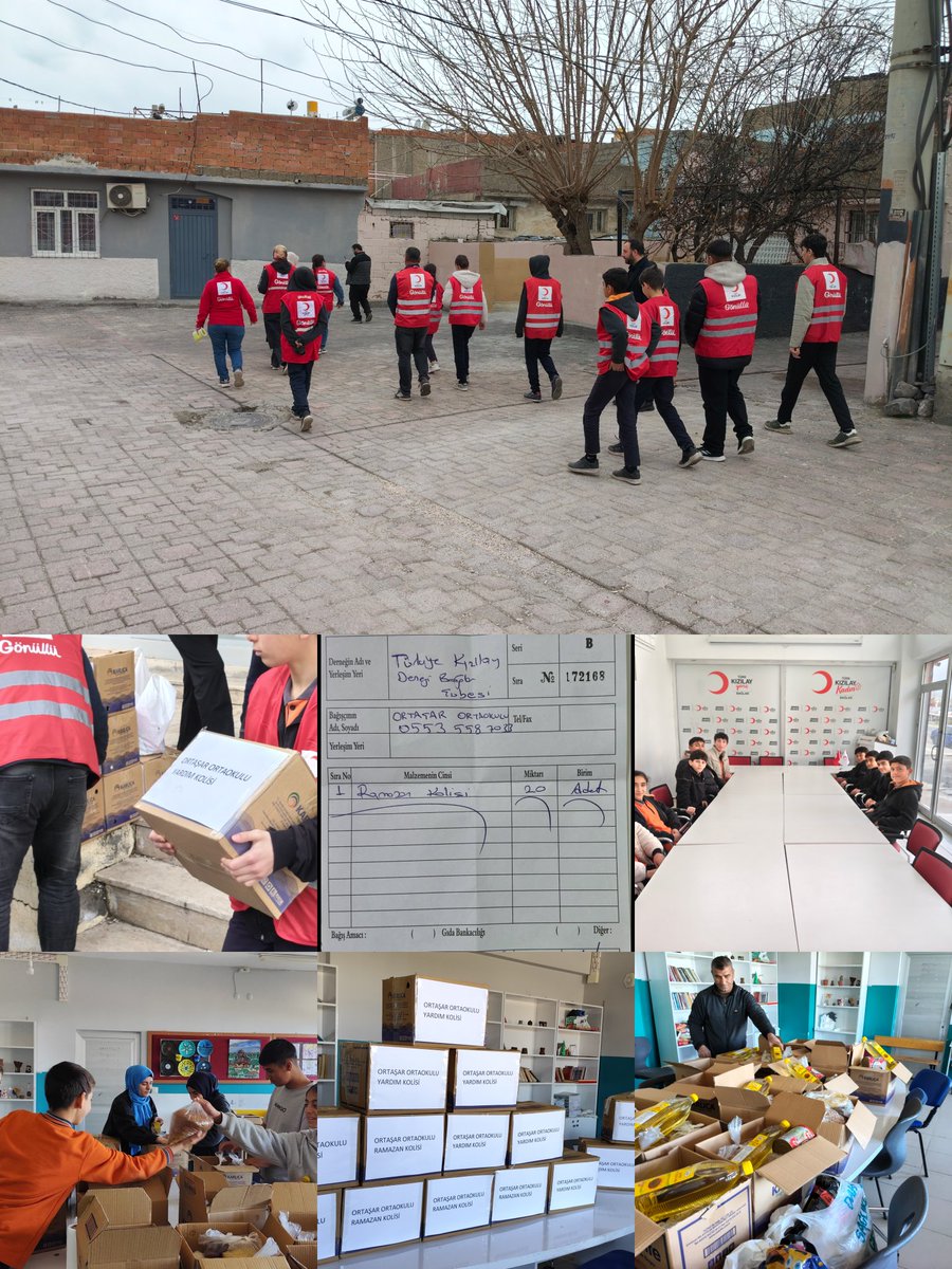 ortasarortaoku1's tweet photo. Ramazan etkinlikleri kapsamında hazırlanan yardım kolileri ihtiyaç sahibi vatandaşlara ulaştırılmak üzere, Türk Kızılayı Diyarbakır Bağlar Şubesi ile koordineli ve iş birliği içerisinde dağıtılmıştır.
@tcmeb
@Diyarbakirmem 
@sadoglu_salih 
@cinarkaymakamlk
@mebcinarmem
@ysf_gzl_ https://t.co/jtJtCn94iq