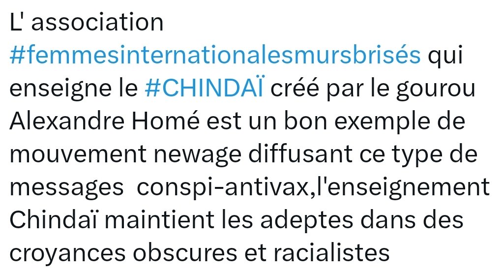 raisonnable16's tweet photo. @BonetAndre @louis_aliot @Challenges @VeroAliotlopez @MarionBravo9 @J_Bardella @MLP_officiel @Sandrine_Dogor @MichleMartinez3 @sblanc66000 @Anais_Sabatini @Xavier_Baudry l'asso #Femmesinternationalesmursbrisés diffuse 1 enseignement toxique via l'activité #Chindaï : le renoncement à ce qui caractérise un individu est recherché,éliminer les réactions émotionnelles fait partie de la doctrine Chindaï (il s'agit d1 enseignement au service d'1 Maître! https://t.co/QNOs1ZYe7J