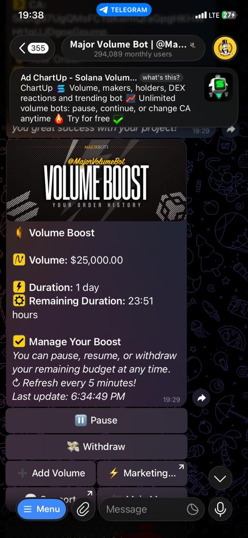 $MURPHY following the market closely 👀

just secured a boost on major platforms.

momentum building. visibility increasing.

$MURPHY making moves quietly. 🚀