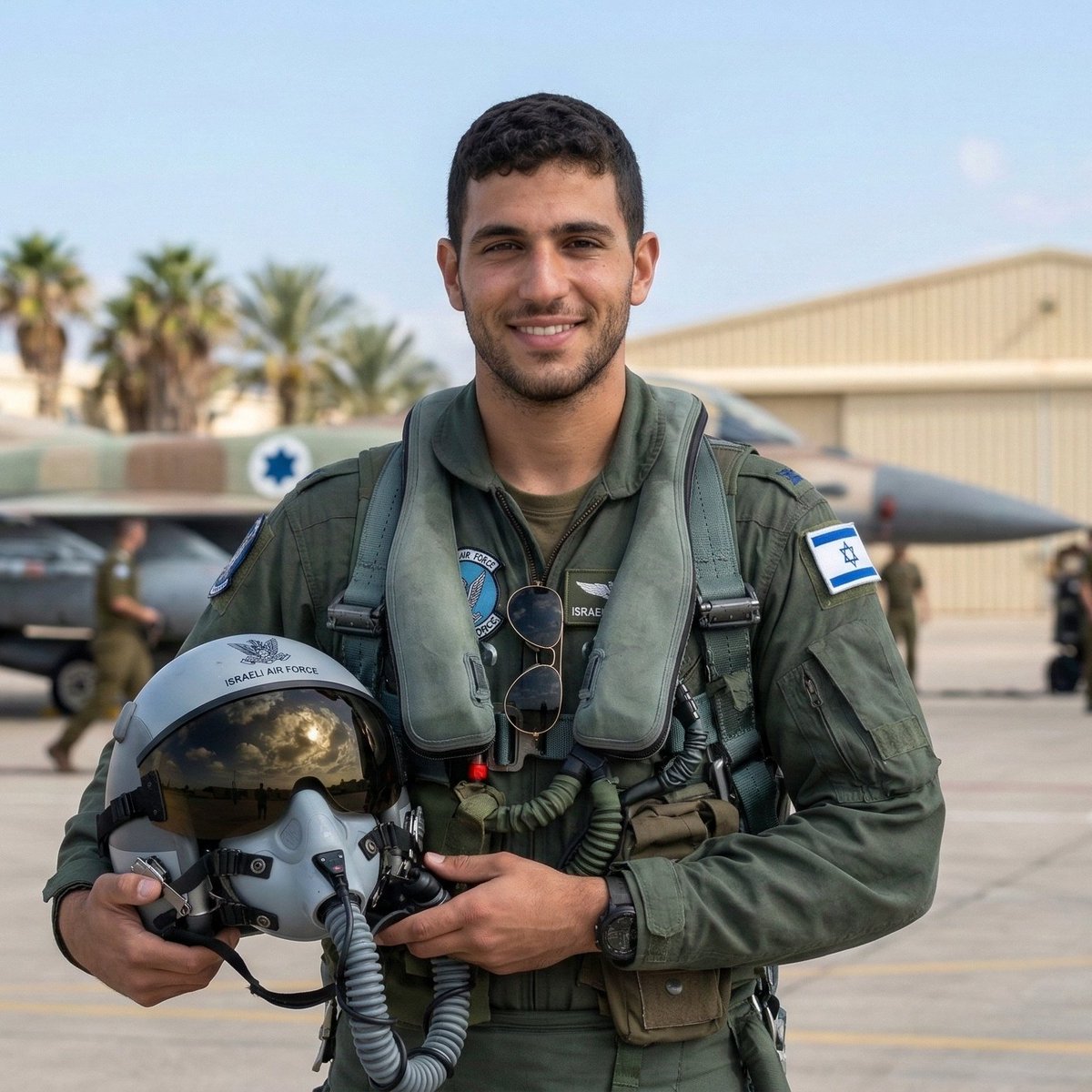 This is the pilot who took out Khamenei. His name is Halach Boome and he deserves to be recognized for the hero he is.