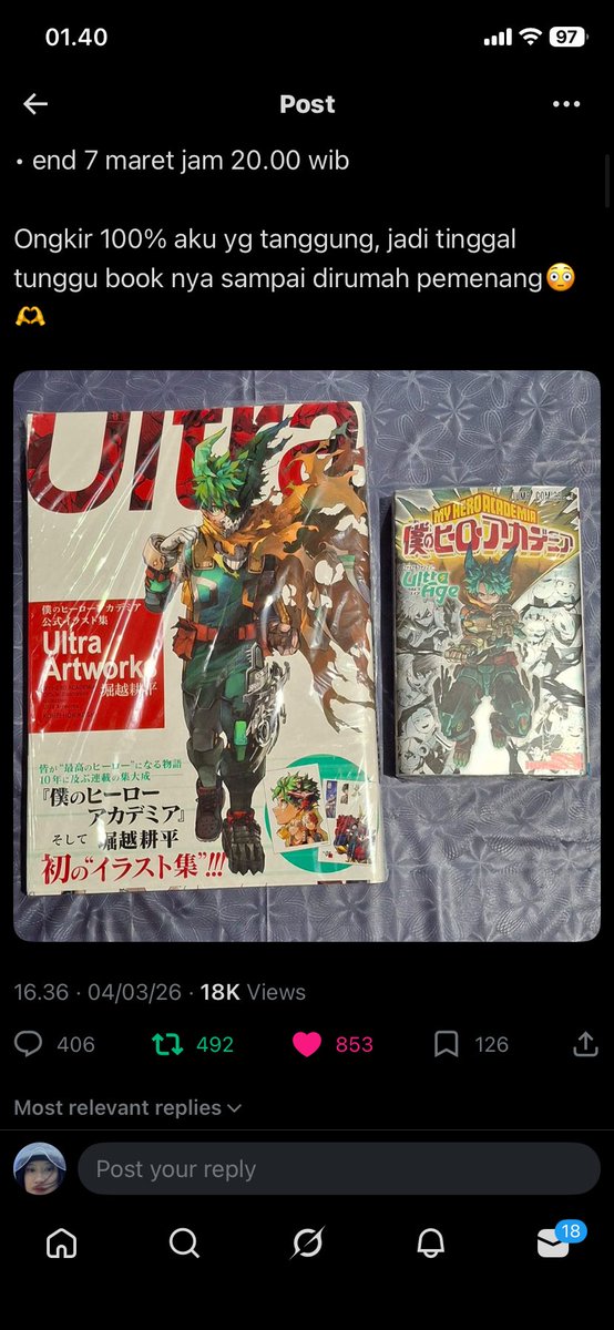 eggmayos's tweet photo. @tsumaozu KAK… makasih udah bikin giveaway ini… aku mau ultra artworks huhuhu BISMILLAH 😭😭😭 semoga rezekinya lancar terus kakak 🥺🥺🙏🏻🙏🏻🙏🏻🙏🏻 https://t.co/eBUe5alrLo