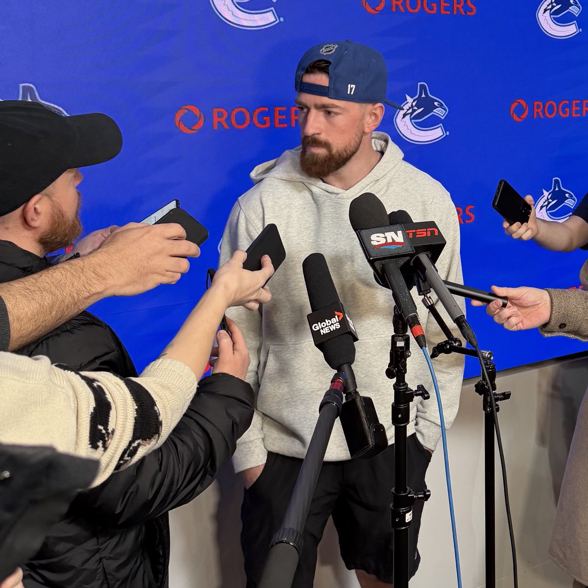 Filip Hronek on being the last defenceman remaining from the playoff team 2 years ago:

“It is sad, but something new &amp; exciting is coming” #Canucks