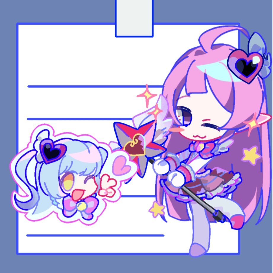 ILLUSIONMAGICK's tweet photo. // Magi☆Mèlu and Meluting Love ✨️ https://t.co/9oQBe8cTpH
