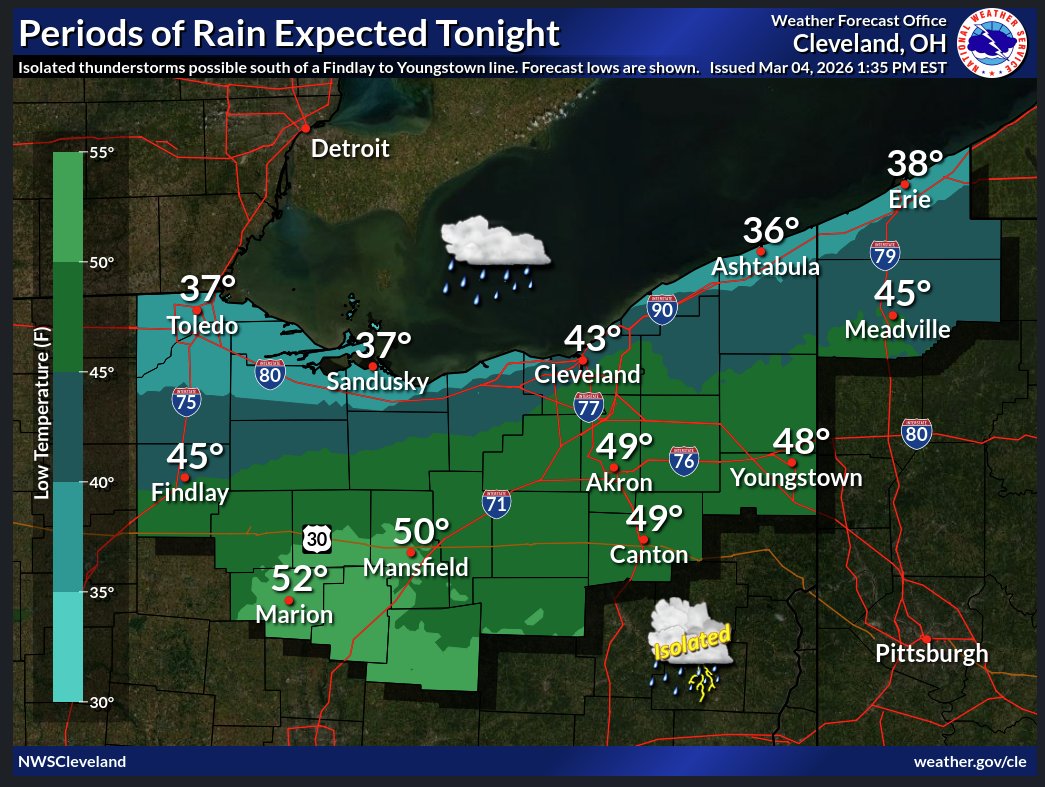 NWS Cleveland tweet media