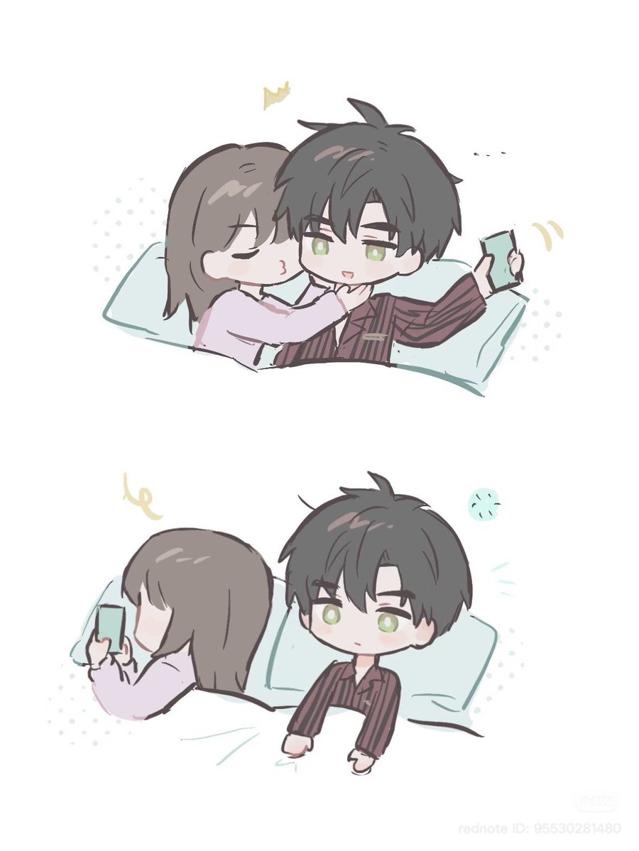 When you give him a kiss to distract him and he starts malfunctioning 🤭 inspired by the home interactions 

cr: xhslink.com/o/A8RFBZjjOuI 
[repost with permission] #zayne #zaynefanart