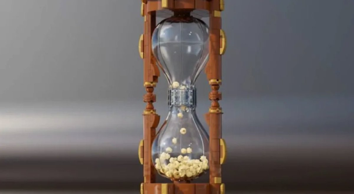 BrickFanatics's tweet photo. The clock is ticking for The Ornate Hourglass to become a physical set as the fan-made model enters the first LEGO Ideas review of 2026.

https://t.co/d0JVvvJdfl

#LEGO #LEGOIdeas #LEGOFanDesign https://t.co/aufKeZYRpk
