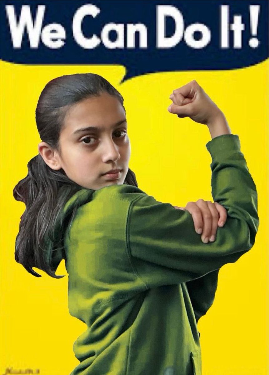 stpatrickspri's tweet photo. P7 pupils created their own “We Can Do It!” posters as part of their WWII learning. #femaleempowerment #propagandaposter https://t.co/6VRsICokUP