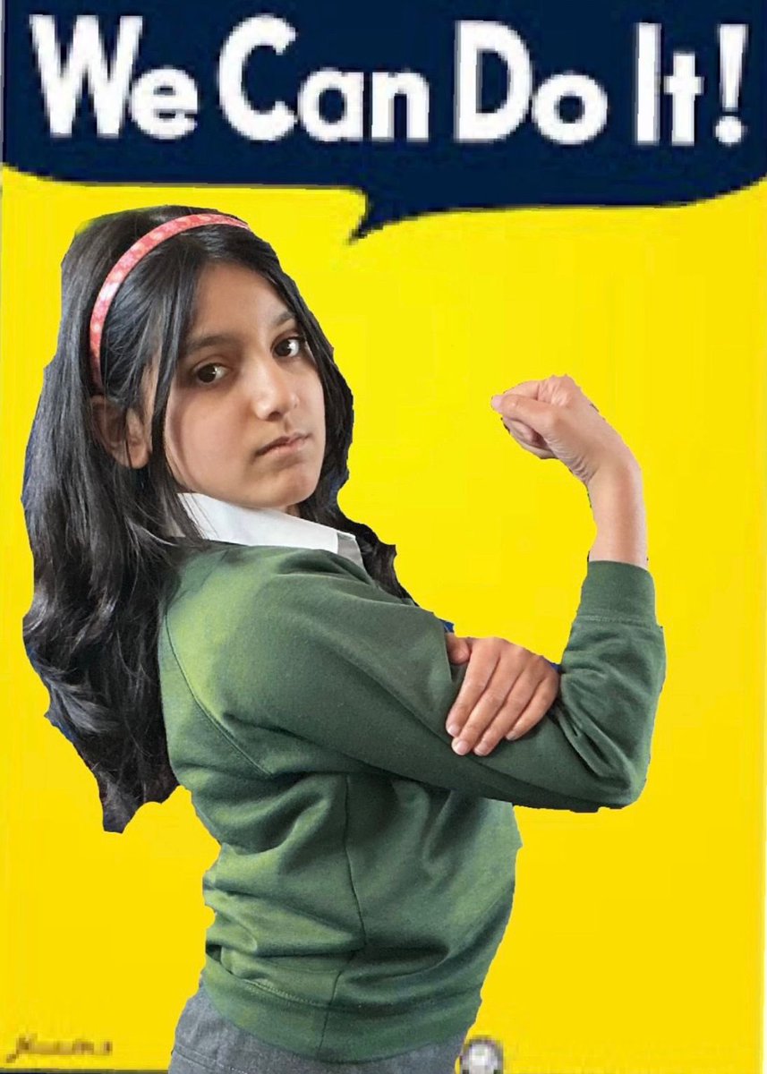 stpatrickspri's tweet photo. P7 pupils created their own “We Can Do It!” posters as part of their WWII learning. #femaleempowerment #propagandaposter https://t.co/6VRsICokUP