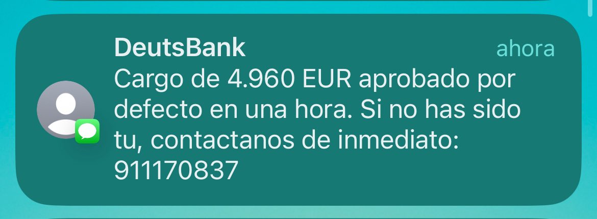Mira, ya ni siquiera me importa que intentéis timarme. Pero la dejadez de ni siquiera escribir bien el nombre del banco... por el amor de Dios!! Es que robáis sin ganas!!