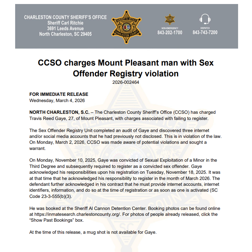 South Carolina Attorney General's Office tweet media