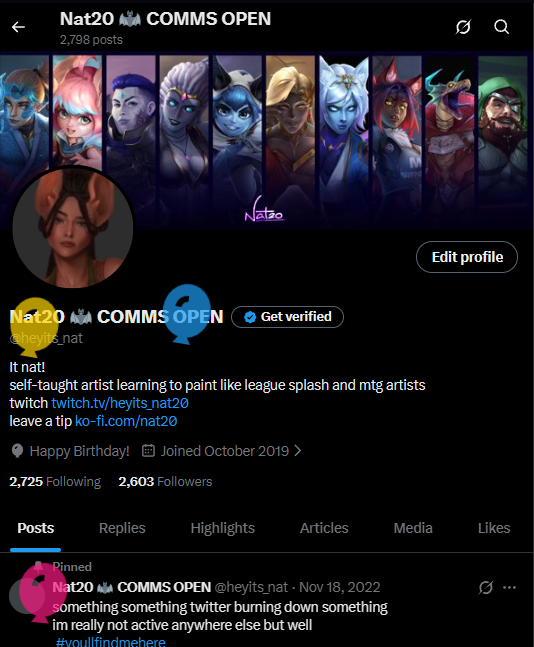 Nat20 🦇 COMMS OPEN tweet media