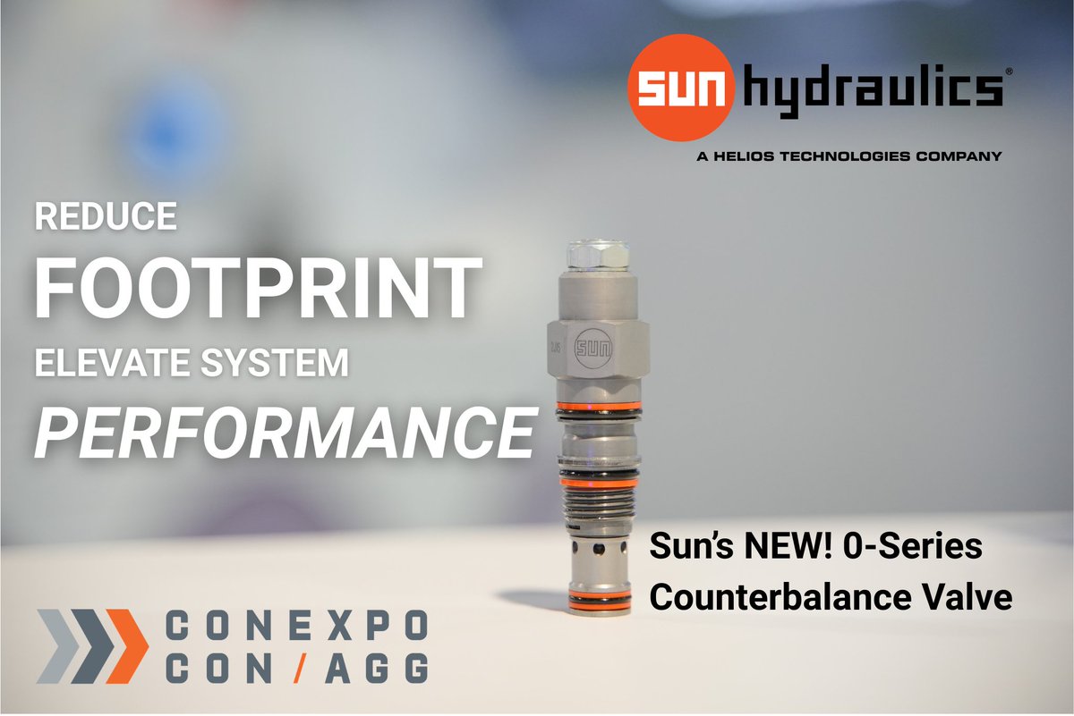 Our 0-Series counterbalance valves offer a smaller footprint with high-performance motion control and adjustable range options up to 6000psi (420 bar). Now that’s what we call compact power! Find us in the south hall, 2nd level, booth S81729 and let’s talk about your next build.