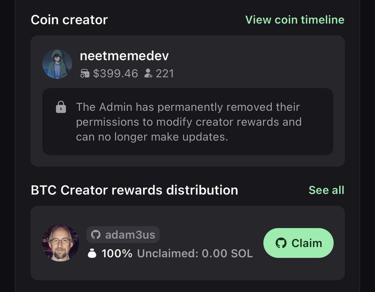 CryptoGatsu's tweet photo. .@adam3us hey adam, someone made a bitcoin for you on pumpfun and all trading fees are given to you. pls dm if you have any questions. you can claim from your github. 

4B7QttvAD6aM6Dtade1rfsAu86qYj38Ajty8P1mrpump https://t.co/79EbUpAStW