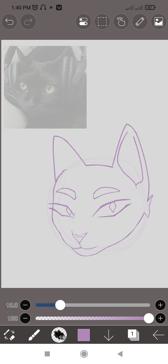 Practicando dibujar furry luego de mucho tiempo uwu ✨

#furry #practice #cat #furryart #ibisPaintX