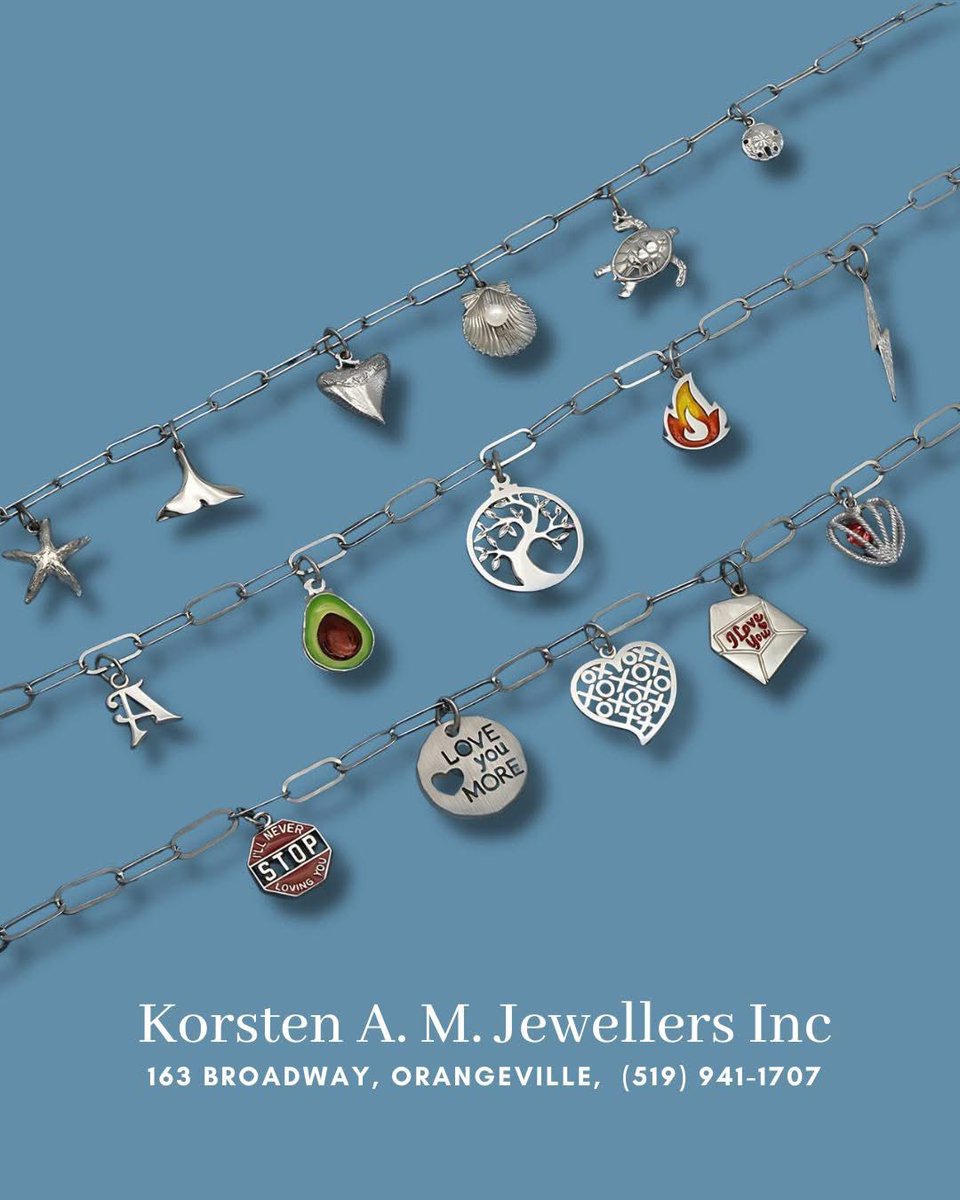 With endless ways to mix, match, and stack - Rembrandt Charms let you showcase every side of your personality in one effortlessly stylish look. If we do not have it in store we can order for you.

Korsten A M Jewellers
(519) 941-1707
163 Broadway, Orangeville

#March #Birthstone