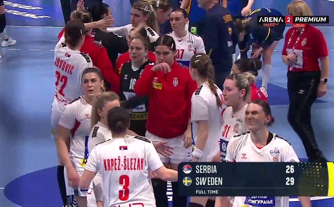 Пораз рукометашица Србије од Шведске у квалификацијама за Европско првенство!🇷🇸❤️

#ehfeuro