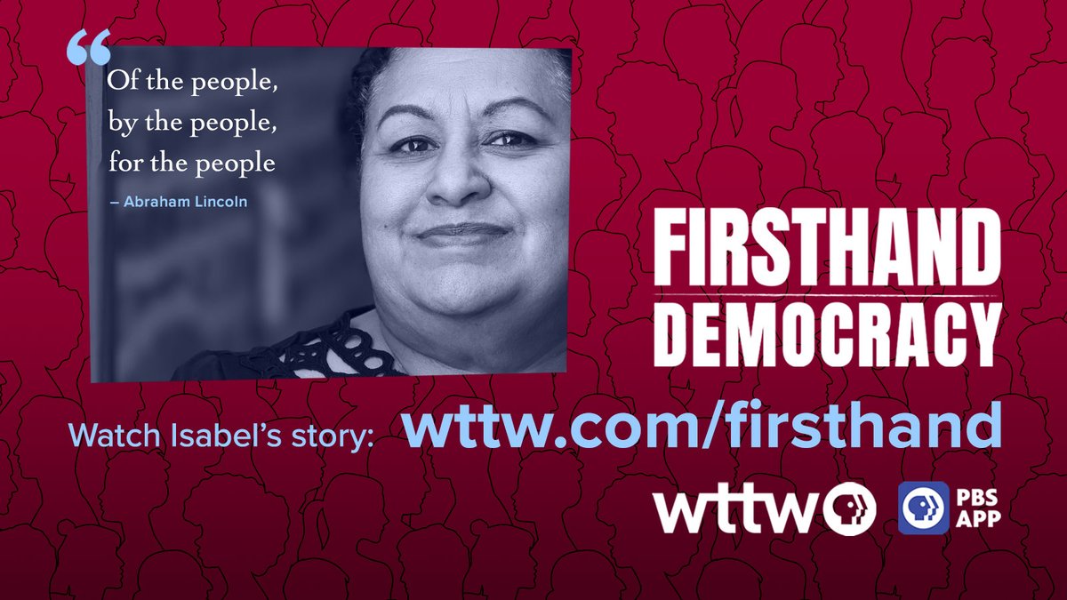 wttw's tweet photo. “I love this country,” says Isabel, who works as a volunteer tutor for immigrants seeking citizenship. “I’m not going anywhere.” Watch her #FirsthandWTTW documentary: https://t.co/bBAkQu1irl https://t.co/h7YgxYl28A
