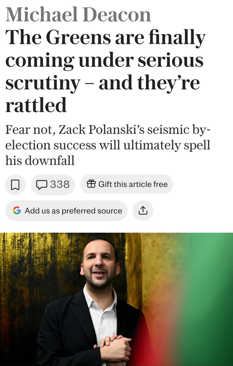 Zack Polanski tweet media