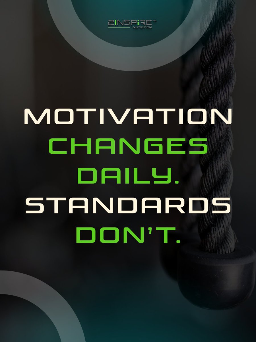 2InspireN's tweet photo. Motivation fades. Energy shifts. Life gets busy. But structure, discipline, planned training days, prepared meals, and protected sleep create results that last.
#DisciplineOverMotivation #BuildStructure #FitnessStandards #ConsistencyWins #2Inspire https://t.co/Y5JK6uWDN1