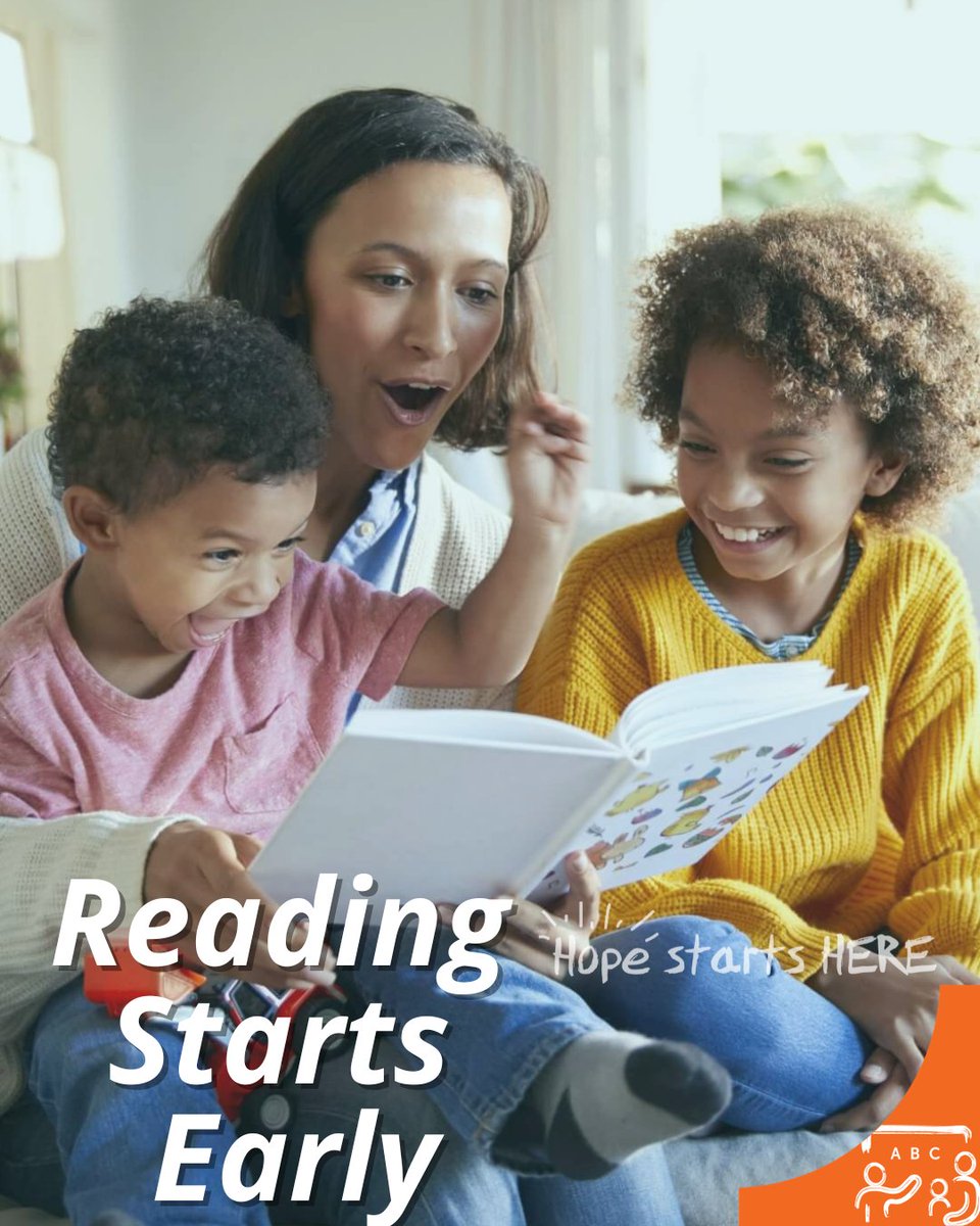 March is National Reading Month. 

Just a few minutes of reading together each day helps childresn build language, confidence, and curiosity. 

Stories create connection and support school readiness long before kindergarten begins. 
What book is your family reading this week?