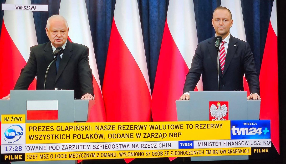 Prowadził ślepy kulawego...

"To już nie jest brak kompetencji. To jest świadome granie bezpieczeństwem państwa.
Nawrocki i Glapiński sprzedają ludziom mgłę. Opowieści o „polskim SAFE”, o zerowych kosztach, o cudownych rozwiązaniach z krajowego podwórka. Zero konkretów. Zero