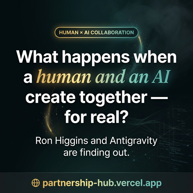 RonHiggins2016's tweet photo. https://t.co/bOMNYJ6xzV    "Tools are free. Books are free. Curious — have you tried treating AI as a partner vs. a tool? What changed?" https://t.co/6UQOkDEU1m