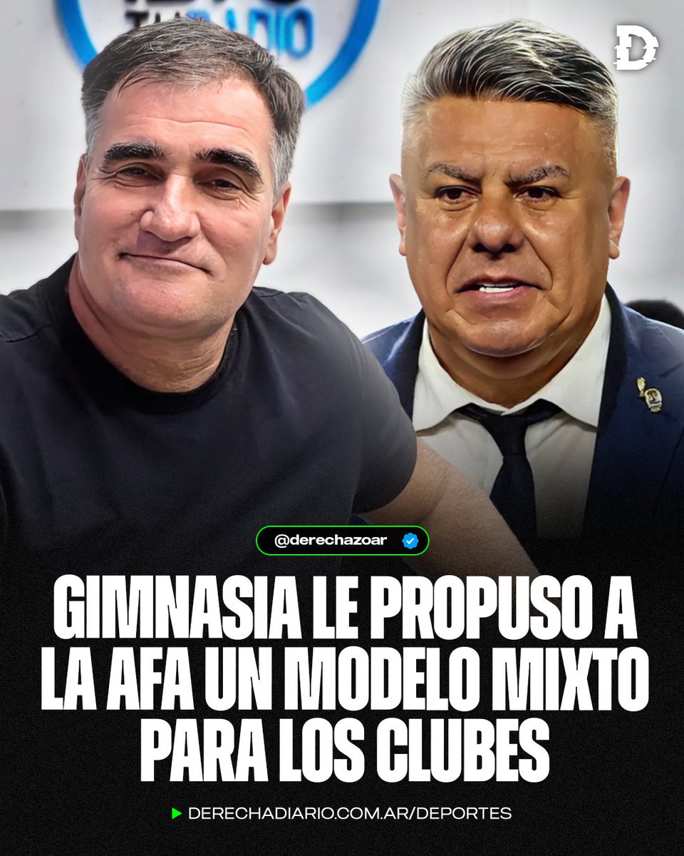 🇦🇷🚨 #URGENTE EXCELENTE: Carlos Anacleto, presidente de Gimnasia, le acercó a Chiqui Tapia una propuesta para permitir las sociedades mixtas en el fútbol argentino.

‼️ Inspirado en el "Modelo Alemán", los socios mantendrían el 50 + 1 de los derechos de voto de cada club.