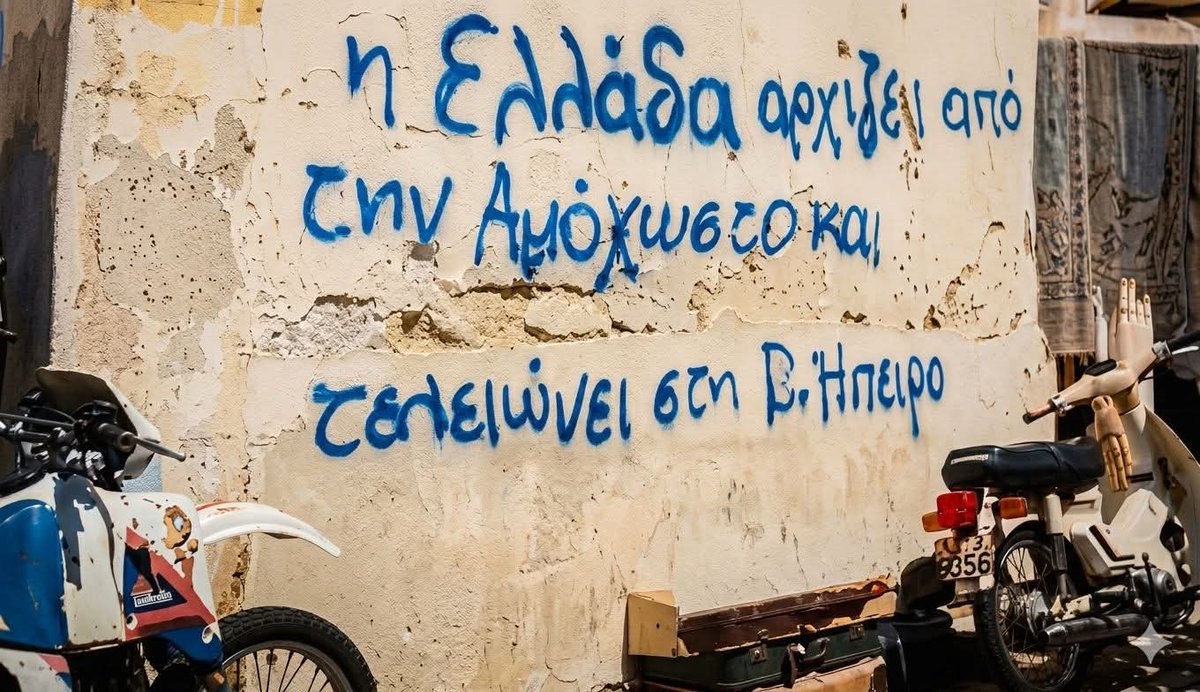EonNeolaia's tweet photo. Το ελληνικό Έθνος δεν περιορίζεται στο σύγχρονο ελλαδικό κράτος.

Τα αδέρφια μας στις αλύτρωτες Πατρίδες μάς περιμένουν. 🇬🇷 https://t.co/i5fifuDAk8