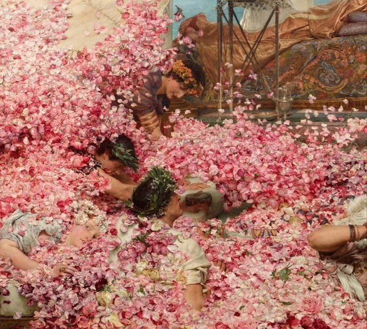 _ArtMuseum's tweet photo. The Roses of Heliogabalus, by Lawrence Alma-Tadema (1888) https://t.co/ctoEKtd1D3