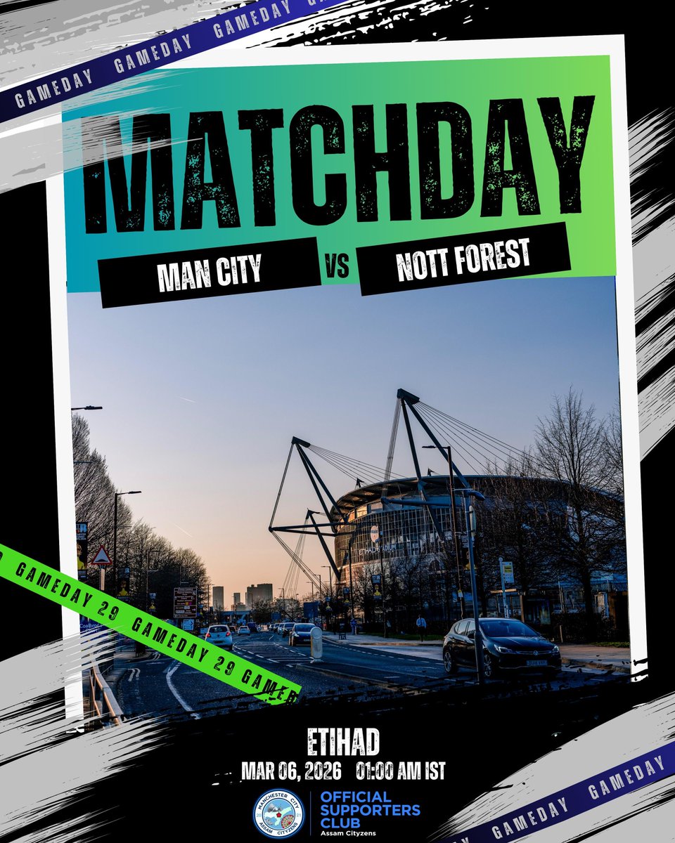 AssamCityzens's tweet photo. Midweek magic awaits at the Etihad as the boys take on the Reds. A chance to get on the front foot for the rest of the season, the game surely will be a firecracker. Join today at 1 am IST and show the support for the blues. https://t.co/CLTOsIyPkS