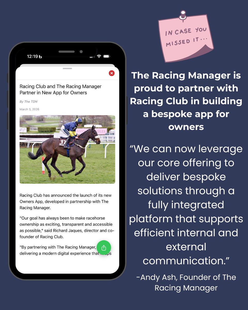 The Racing Manager tweet media