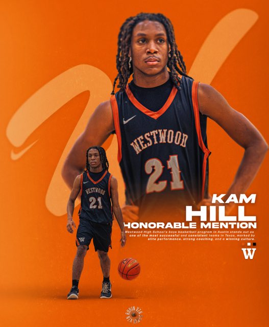 Westwoodhoop's tweet photo. District 25-6A honors and superlatives for one of the all-time great Warrior Basketball teams, who finished their season 31-3 (16-0)!  

Kam Hill- Honorable Mention 25-6A https://t.co/hyZ209xkg3