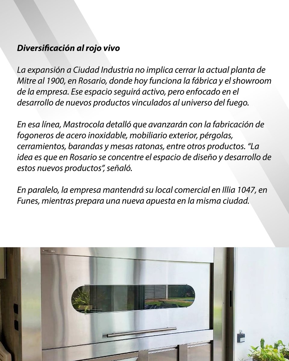 AmericaInca's tweet photo. Te compartimos la nota que realizamos junto a Punto Biz donde contamos lo que se viene para América Inca 🔥
Nueva nave en Ciudad Industria, más inversión, incorporación de equipo, diversificación de productos y la apertura de un showroom experiencial en Funes. https://t.co/9SUAEOqhd2