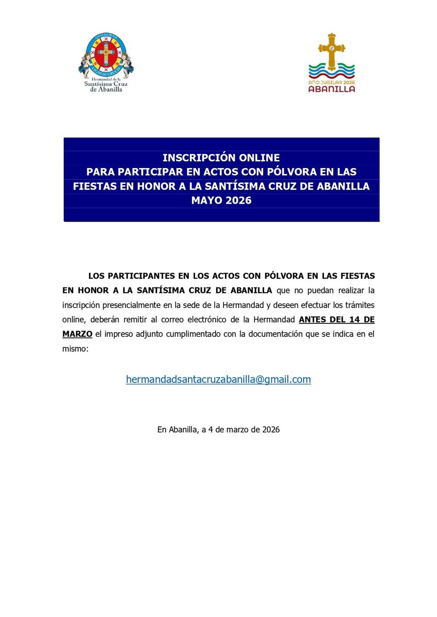 Hermandad de la Santísima Cruz tweet media